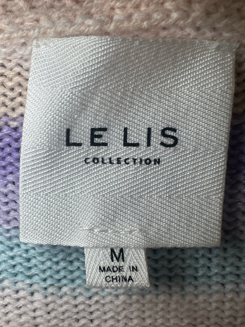 Le Lis Pastel Striped Cardigan - Picture 3 of 9